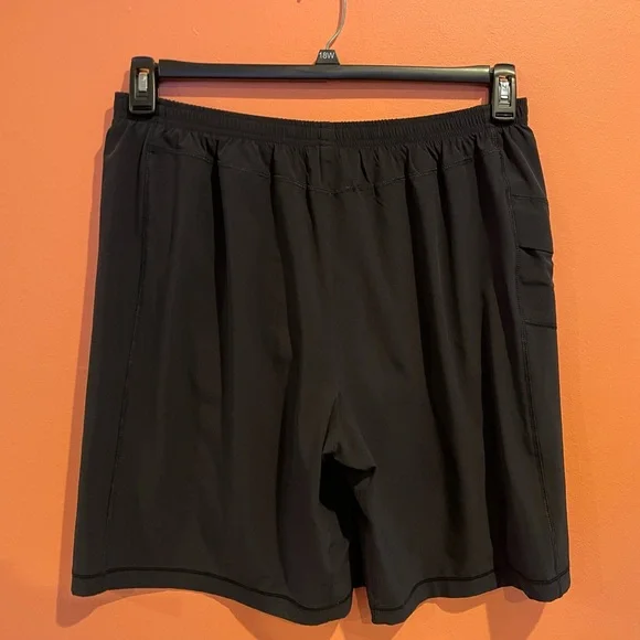 Prana Mens Black Drawstring Athletic Shorts with Side Pocket Size XL - Picture 3 of 9